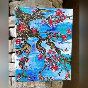 11x14 original acryic painting on canvas